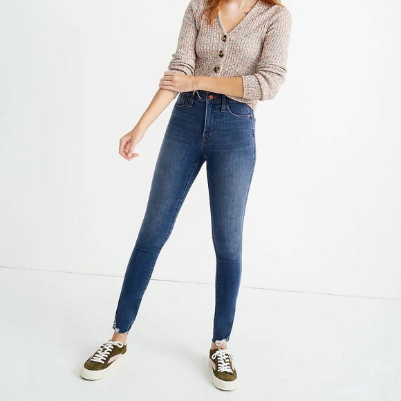 Madewell Denim - Madewell 10" High Rise Roadtripper Jeggings in Moorfield Wash
